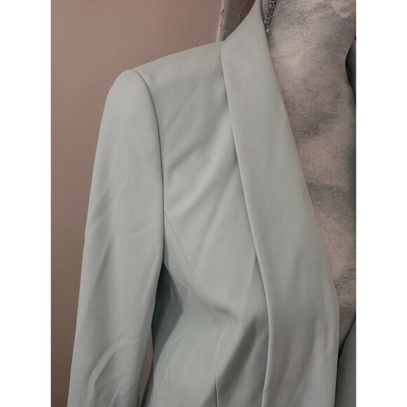 Hinge Sea Foam Green Womens Blazer Size M - Picture 2 of 6